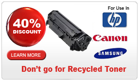 40% discount on canon laser cartridges